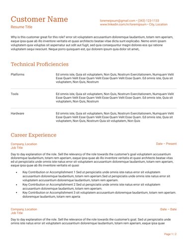 Mẫu Precision ATS